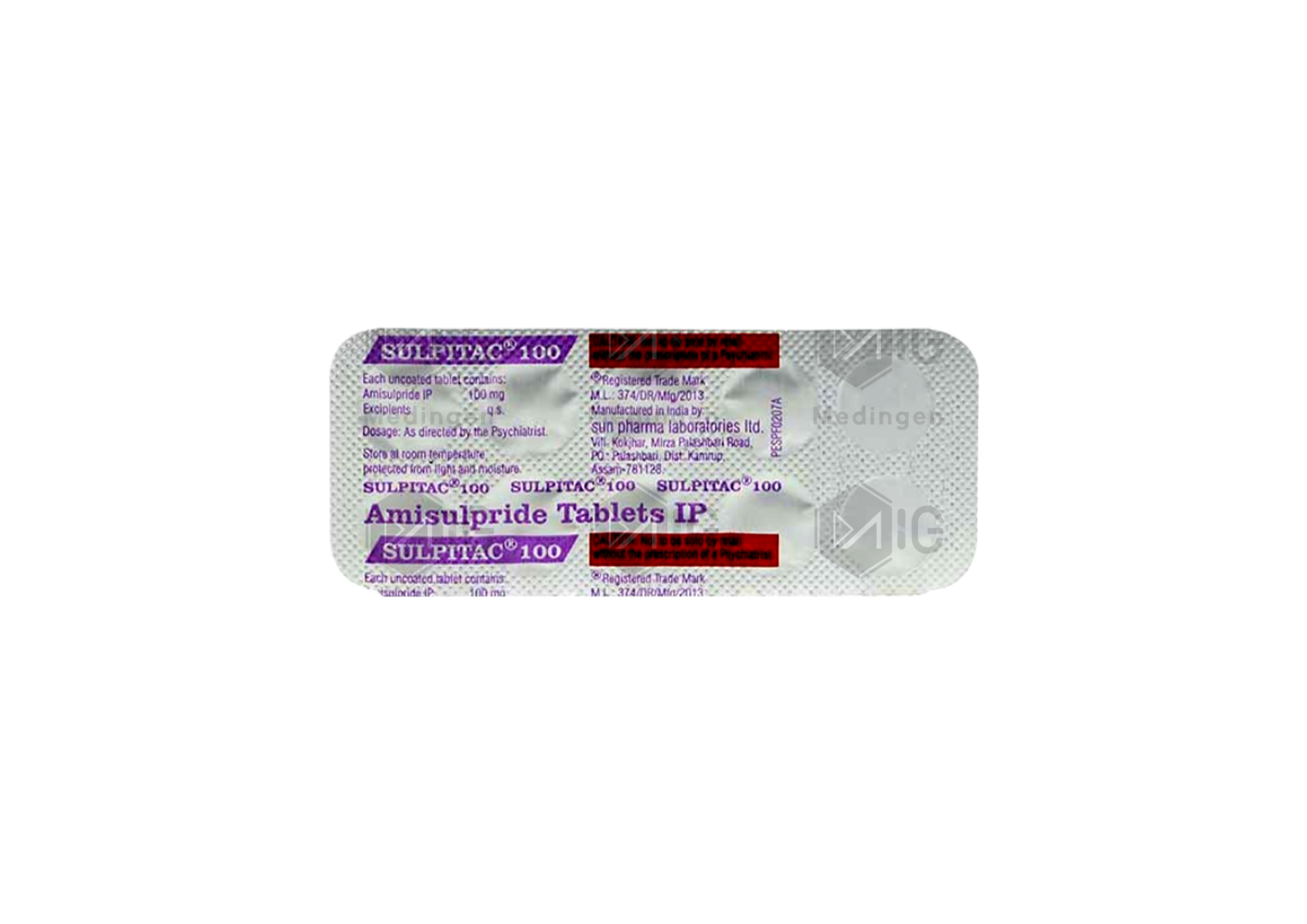 SULPITAC 100MG